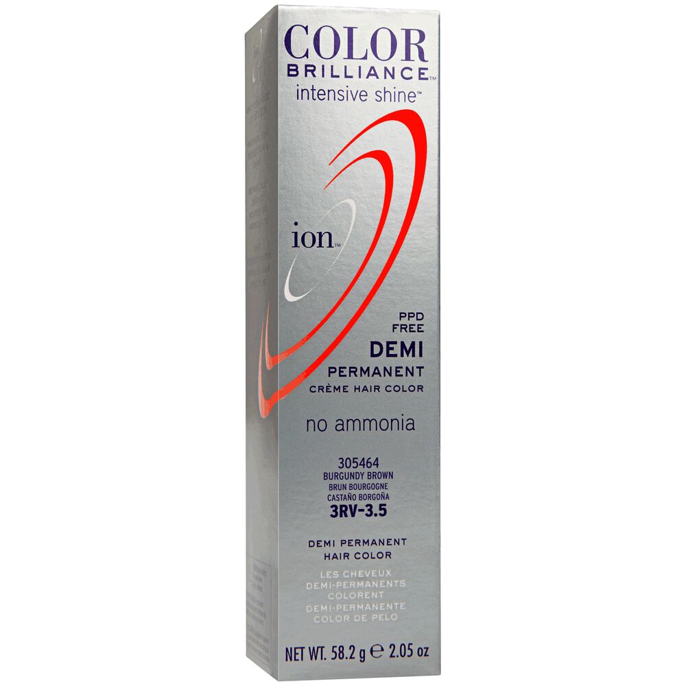 ion Color Brilliance Intensive Shine 3RV Burgundy Brown Demi Permanent