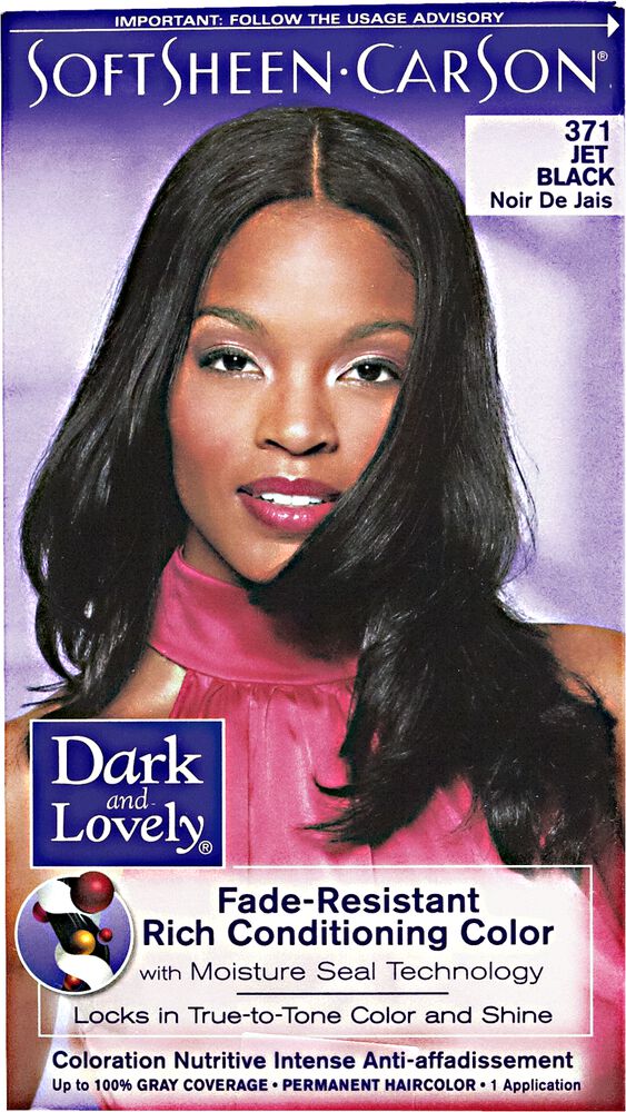 Dark and Lovely Fade Resistant Jet Black Permanent Hair Color
