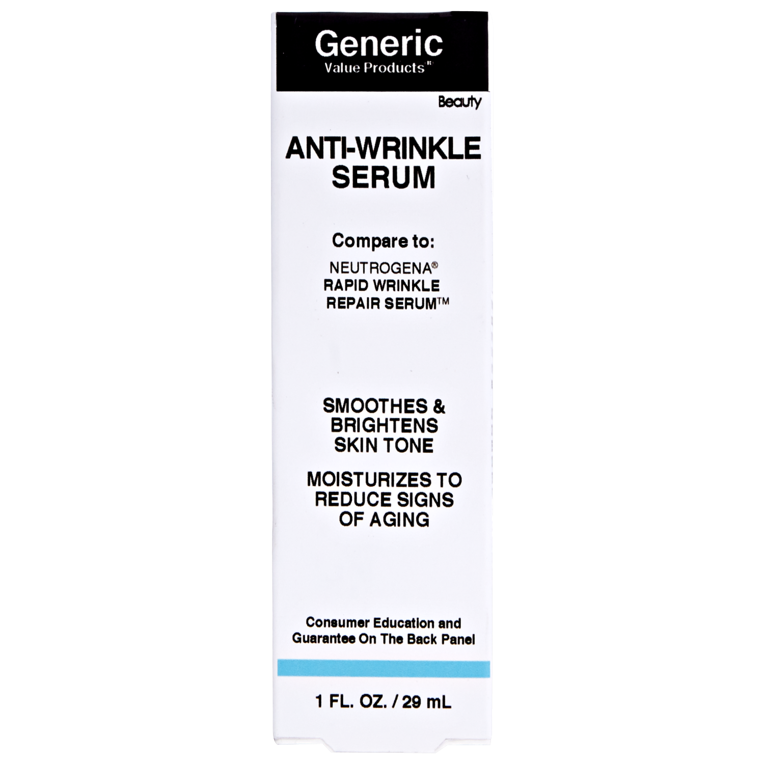 Advanced Anti Wrinkle Serum Compare to Neutrogena Rapid Wrinkle Repair Serum