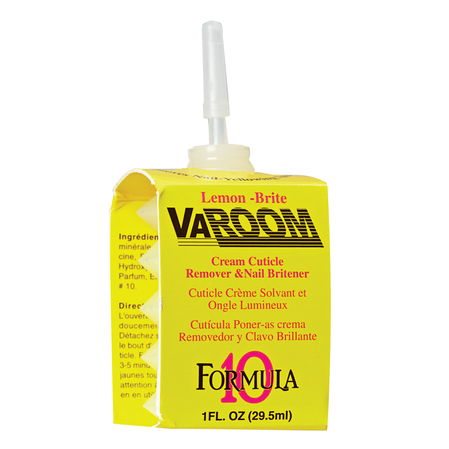 Formula 10 VaRoom Lemon Brite Cuticle Remover Nail Britener