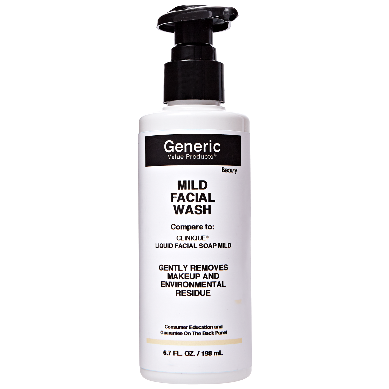 Mild Facial Wash Compare to Clinique Liquid Facial Soap Mild