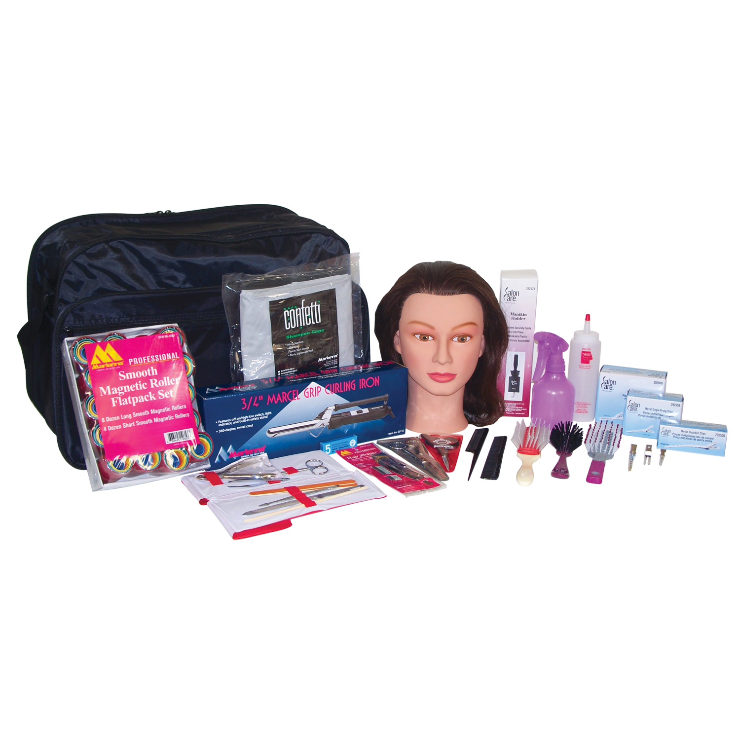 Marianna Soft Side Complete Beauty School Student Kit Without Dryer