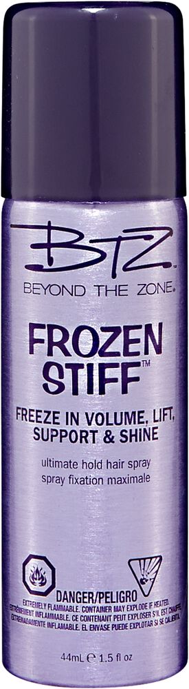 beyond the zone frozen stiff ultimate hold travel hair spray