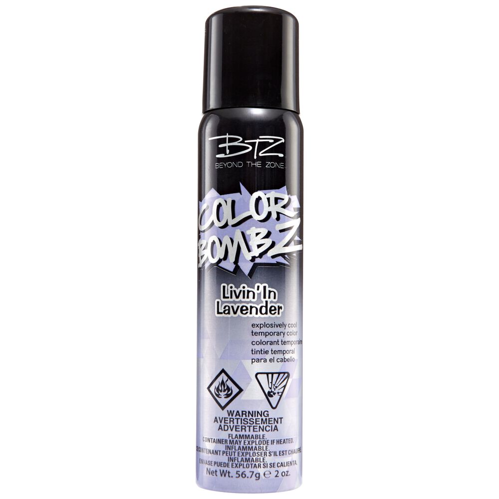 Livin In Lavender Color Z Temporary Hair Spray By Livin In Lavender Temporary Hair Color Spray