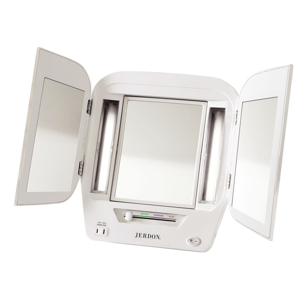 Jerdon Deluxe Lighted Makeup Mirror Deluxe Lighted Makeup Mirror