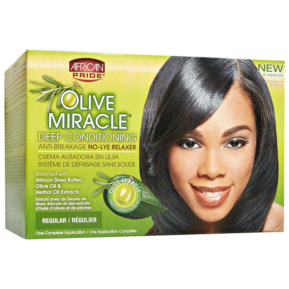 African Pride Miracle Deep Conditioning No-Lye Relaxer ...