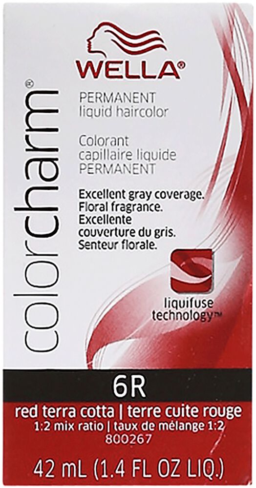Wella Color Charm Liquid Permanent Hair Colors Red Terra Cotta Color Charm Liquid Permanent Hair