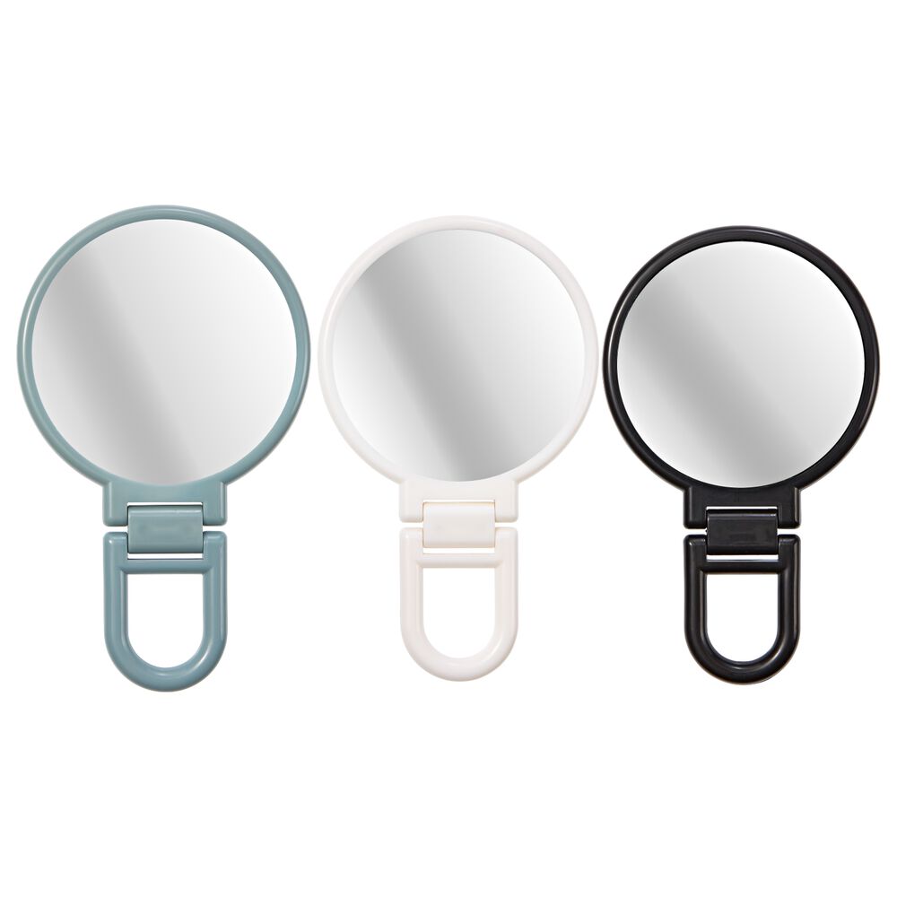 Salon Care Mini Folding 2 Sided Hand Mirror - 2 Sided Hand Held Mirror Salon Care Mini Folding 2 Sided Hand Mirror - 2 Sided Hand Held Mirror