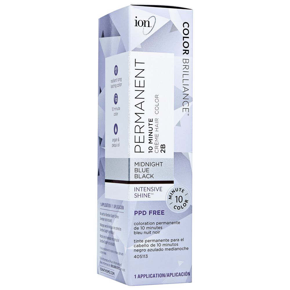 Ion 2b Midnight Blue Black Permanent Creme Hair Color By 2b Midnight Blue Black Permanent Creme Hair Color