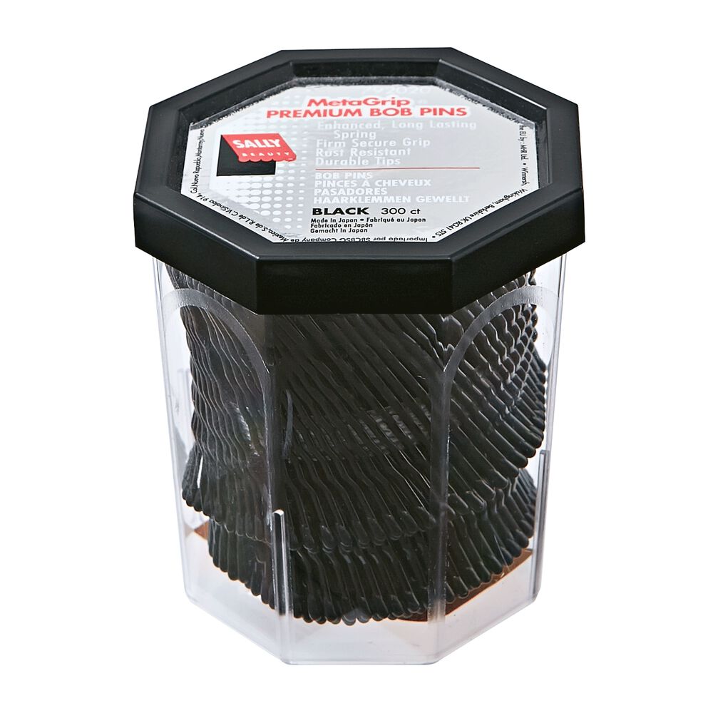 Meta Grip 300 Count Premium Bobby Pins Black Premium Bobby Pins