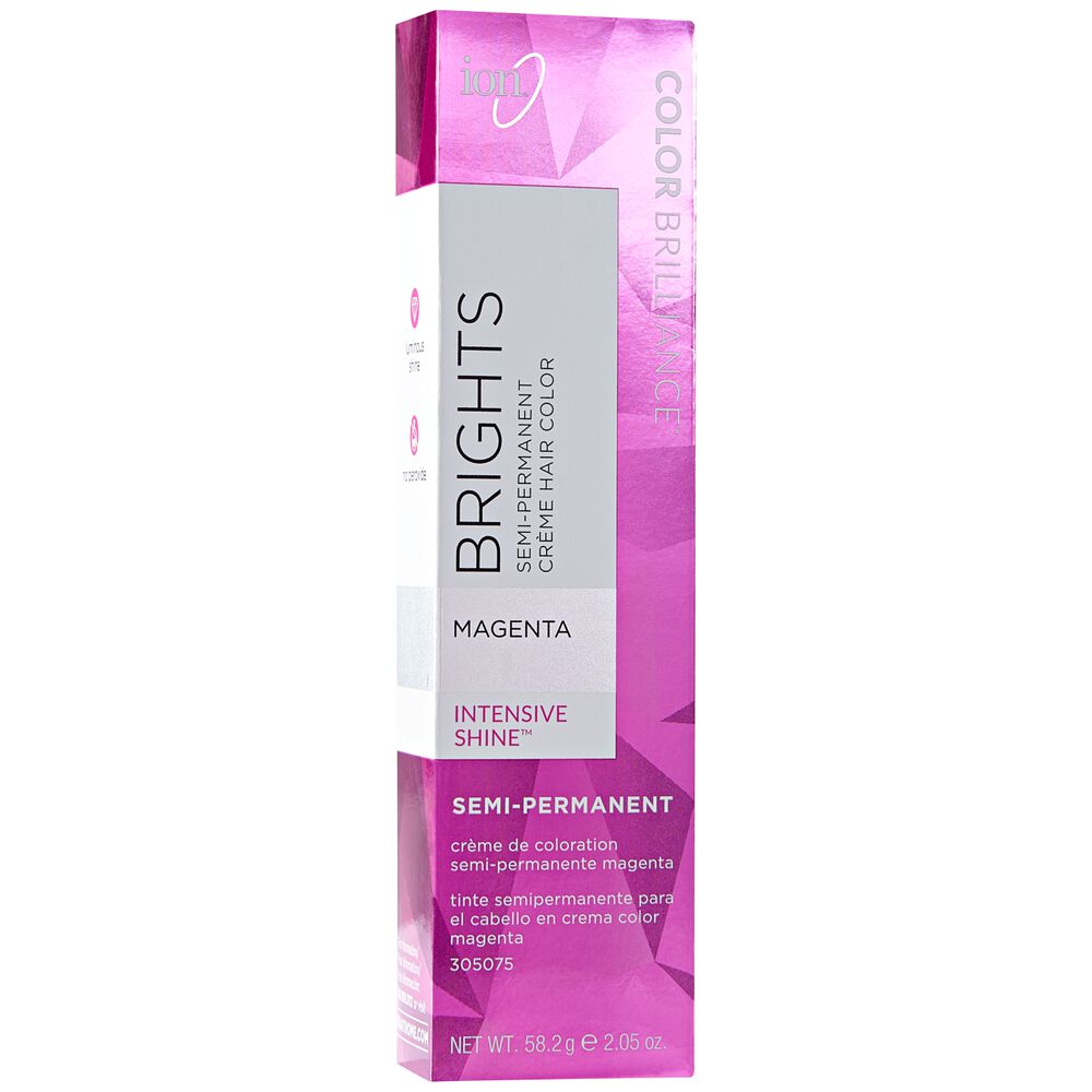 magenta color brilliance brights semi permanent hair color by ion