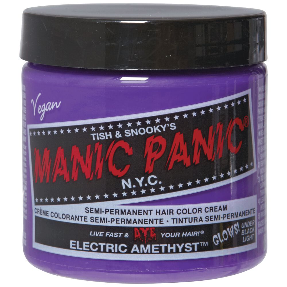 Electric Amethyst Manic Panic Semi Permanent Hair Color Sally Beauty Electric Amethyst Semi Permanent Cream Hair Color