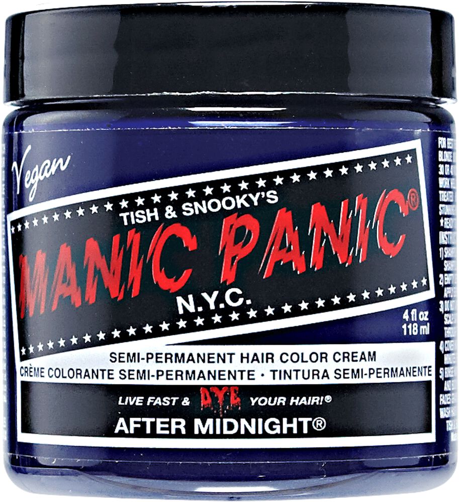 After Midnight Blue Manic Panic Semi Permanent Hair Color Sally Midnight Blue Semi Permanent Cream Hair Color