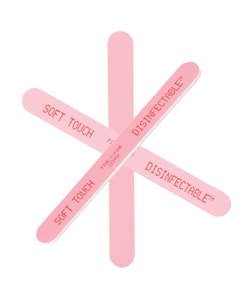 Rudolph Soft Touch Pink Nail File Fine X 280 320 Soft Touch Pink Nail File Fine X 280 320