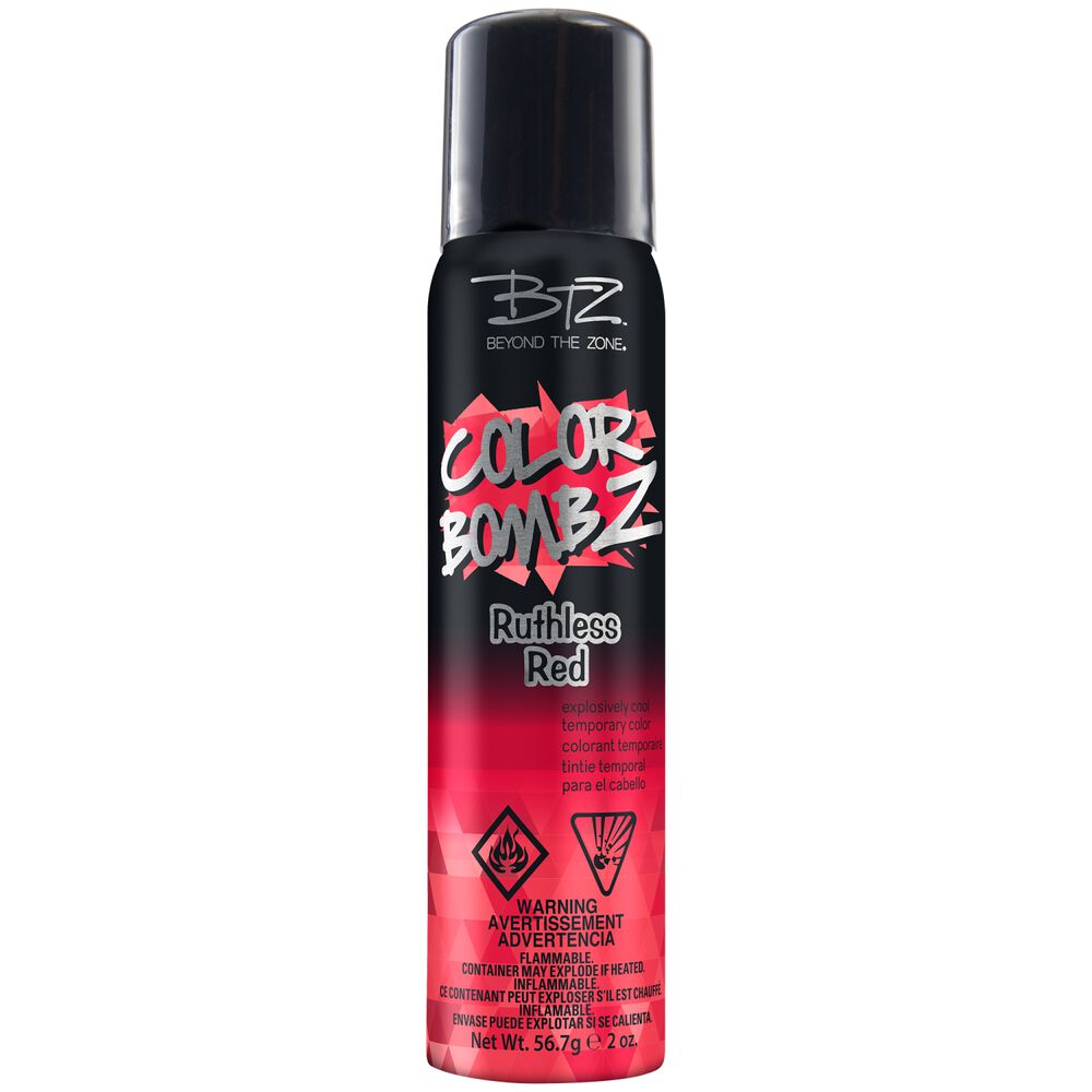 Ruthless Red Color Z Temporary Hair Spray By Beyond The Images Ruthless Red Temporary Hair Color Spray