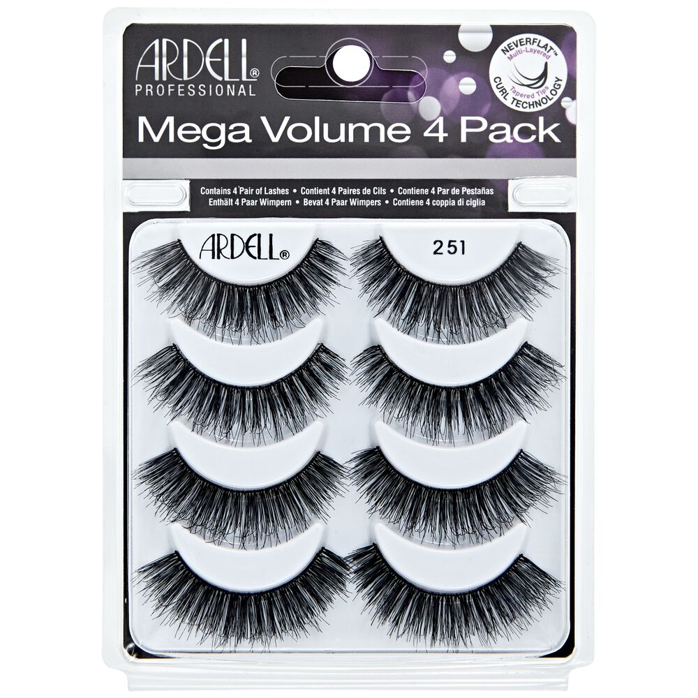 Mega Volume #251 Lashes 4 Pack