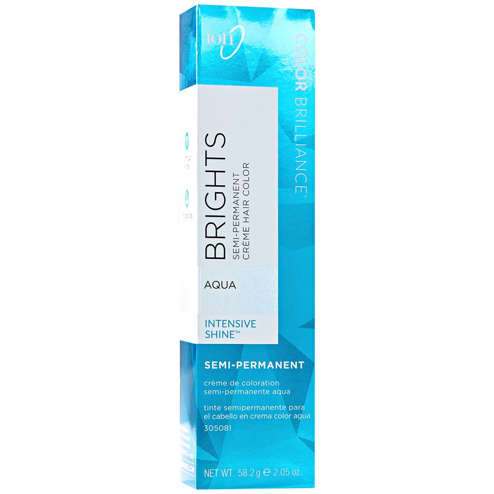 Aqua Blue Color Brilliance Brights Semi Permanent Hair By Aqua Semi Permanent Hair Color