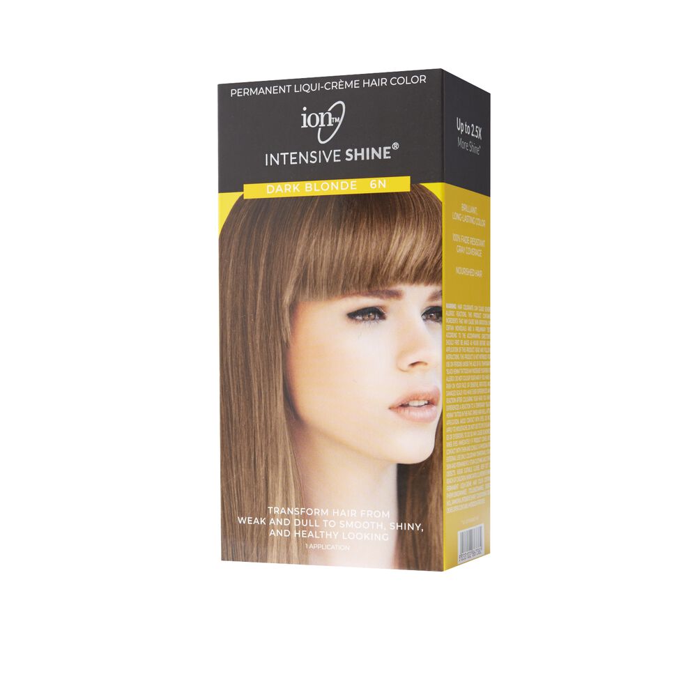 ion Intensive Shine Hair Color Kit Dark Blonde 6N | Hair Color Kit ...