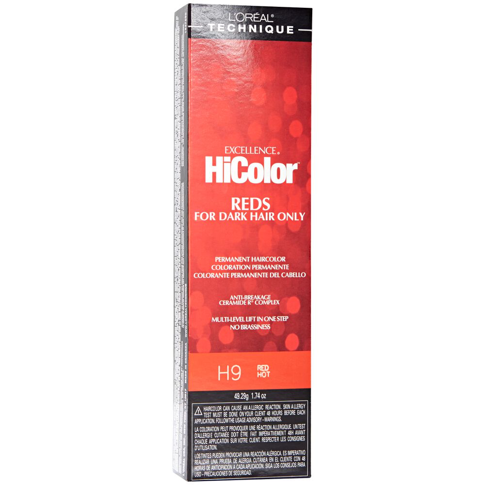 L Oreal Sizzling Copper Permanent Creme Hair Color By Excellence Red Hot Permanent Creme Hair Color