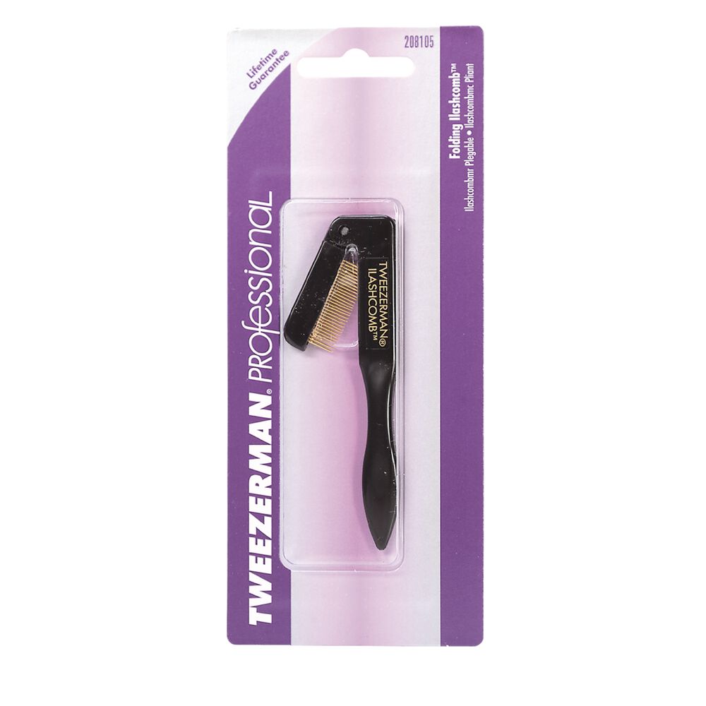 Tweezerman Folding Metal Teeth Eyelash Comb Metal Teeth Eyelash Comb