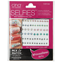 Nail Art Designs Jewelry Decals Gems Bonder Princessstones Self Adhesive Nail Art