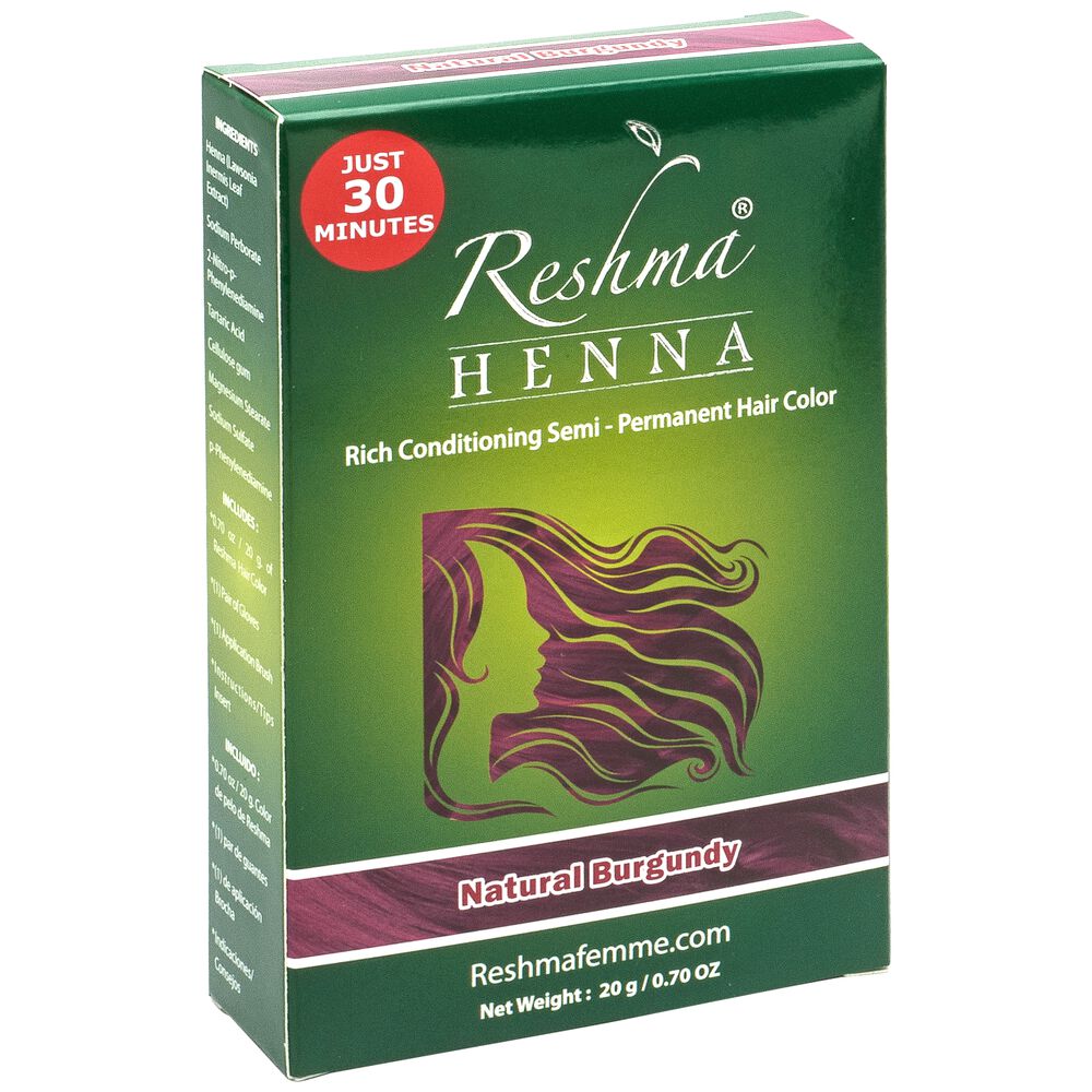 Natural Burgundy Henna Semi Permanent Hair Color By Reshma Demi Natural Burgundy Henna Semi Permanent Hair Color By Reshma Demi