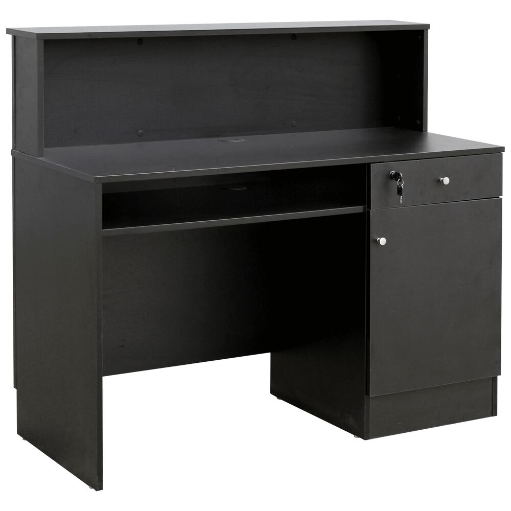 Puresana Reception Desk Salon Styling Stations Cabinets Sally 48 Inch Reception Desk