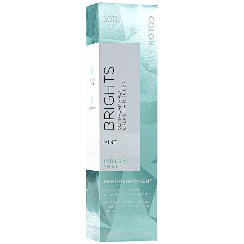 mint color brilliance brights semi permanent hair color by ion