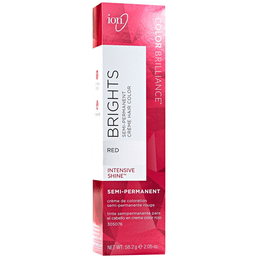 red color brilliance brights semi permanent hair color by ion
