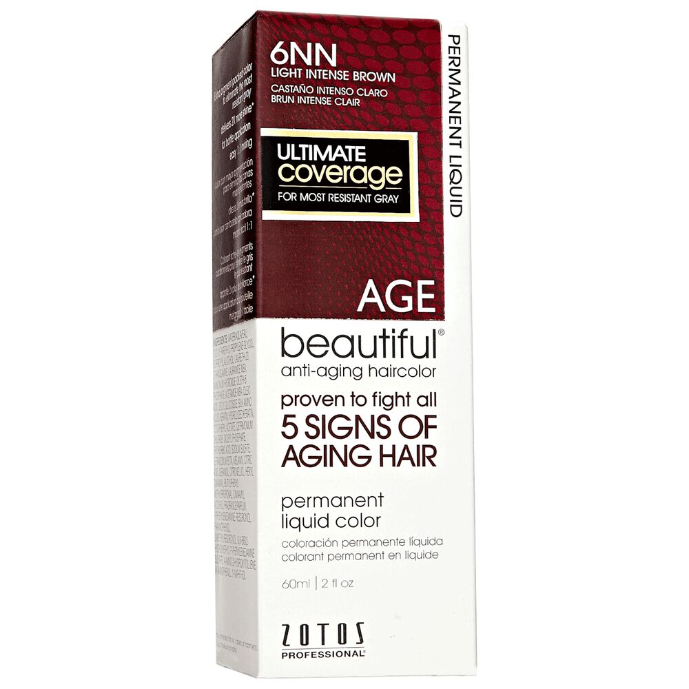 AGEbeautiful Anti-Aging Permanent Liquid Haircolor 6NN ...