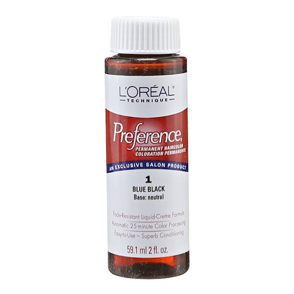 L Oreal 6 3 Light Golden Brown Permanent Hair Color By Preference 1 Blue Black Permanent Hair Color