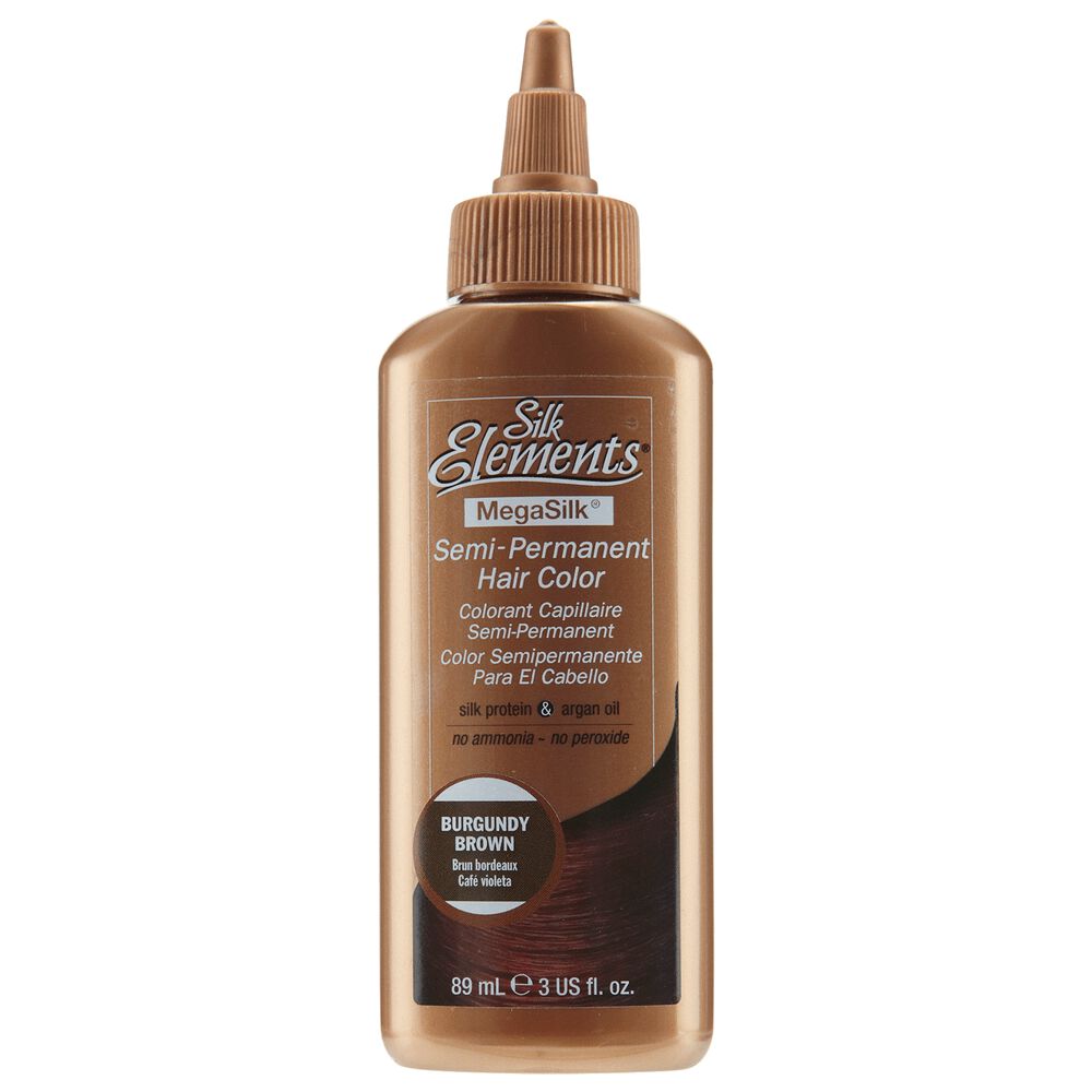 Silk Elements Semi Permanent Hair Color Burdy Brown Burdy Brown Semi Permanent Hair Color