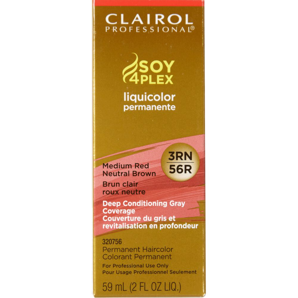 Clairol Professional 3rn 56r Medium Red Neutral Brown Liquicolor Images 3rn 56r Medium Red Neutral Brown Liquicolor Permanent Hair Color