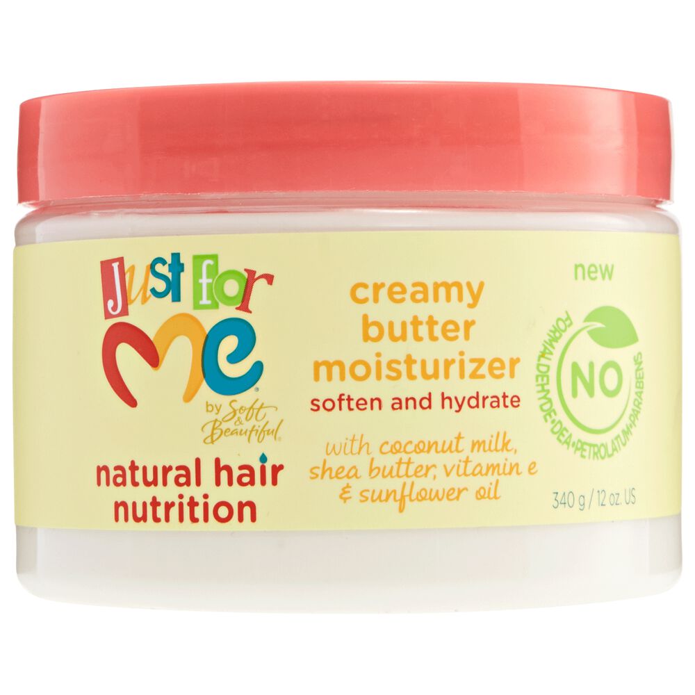 Just For Me Kids Natural Hair Nutrition Creamy Butter Moisturizer Just For Me Kids Natural Hair Nutrition Creamy Butter Moisturizer