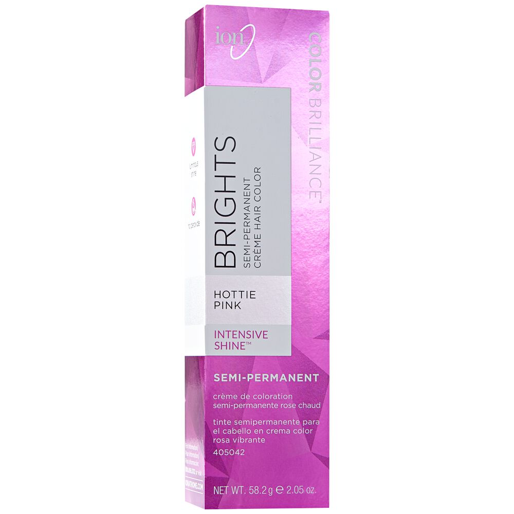 ion color brilliance semi permanent neon brights hair color hottie pink