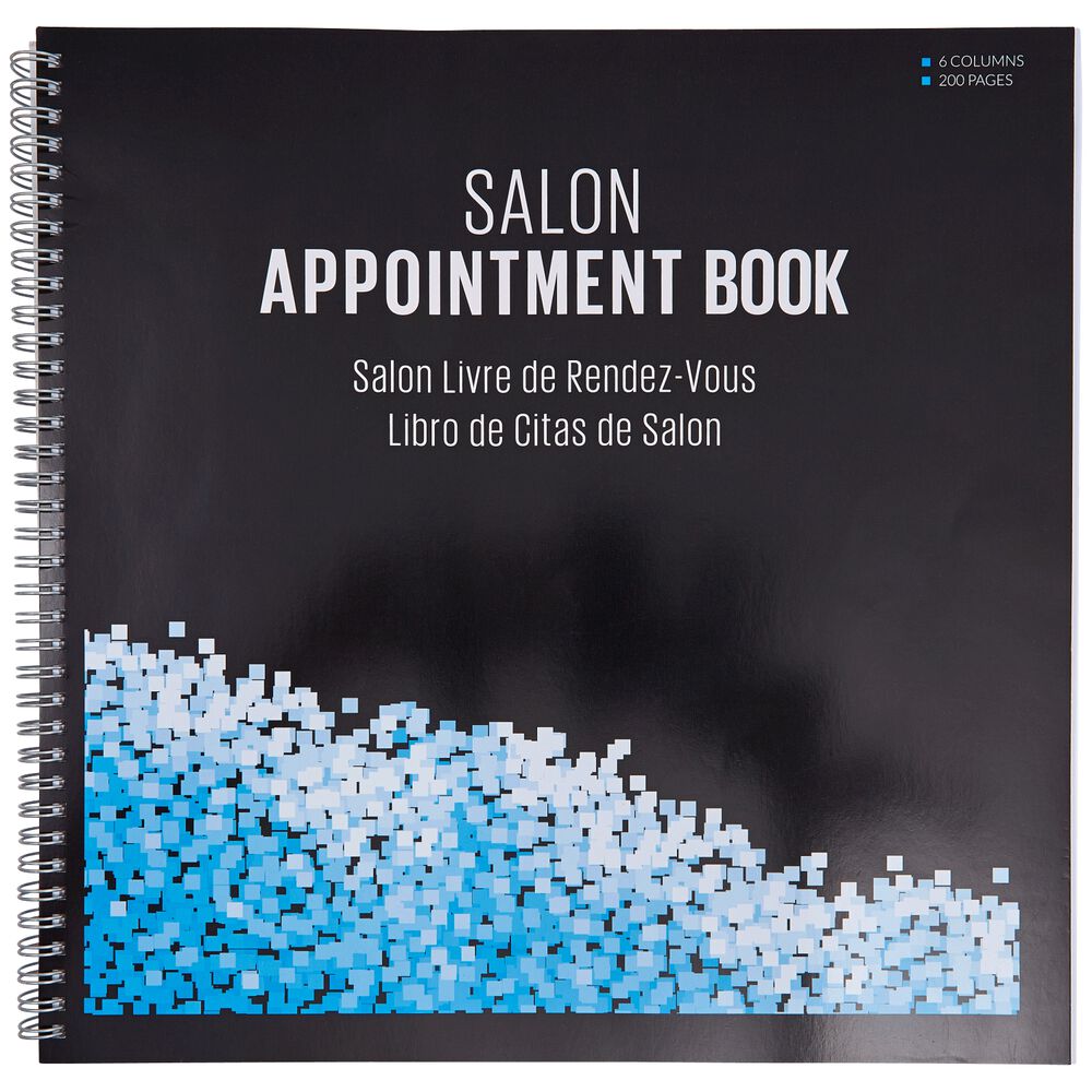 sally large 6 column salon appointment book