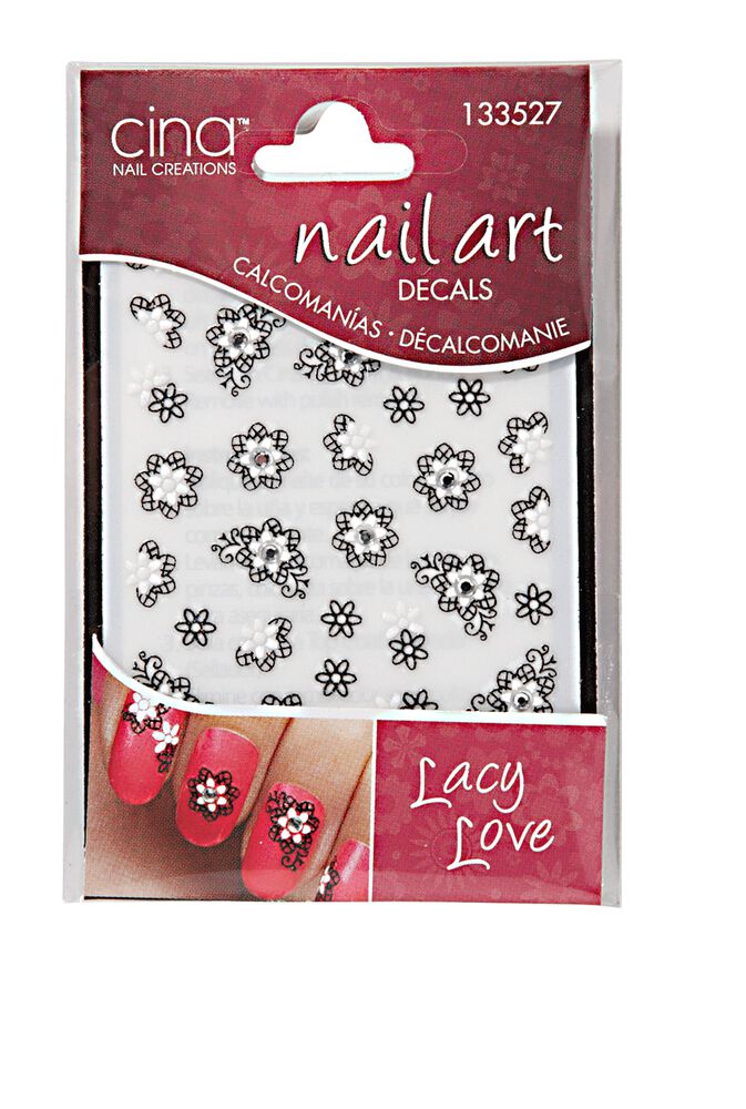 Cina Nail Creations Lacey Love Art Jewelry Decals Lacey Love Nail Art Jewelry Decals
