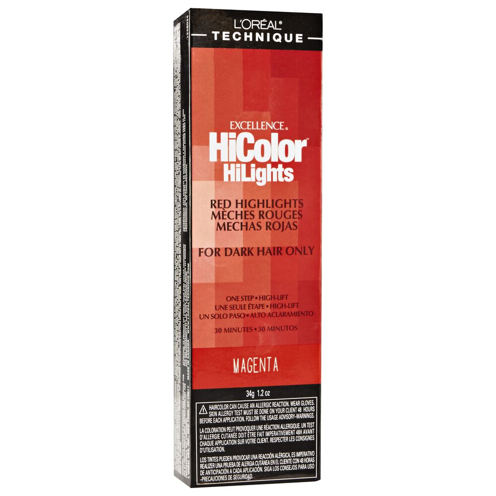 L Oreal HiColor Red HiLights Magenta Permanent Creme Hair L Oreal HiColor Red HiLights Magenta Permanent Creme Hair