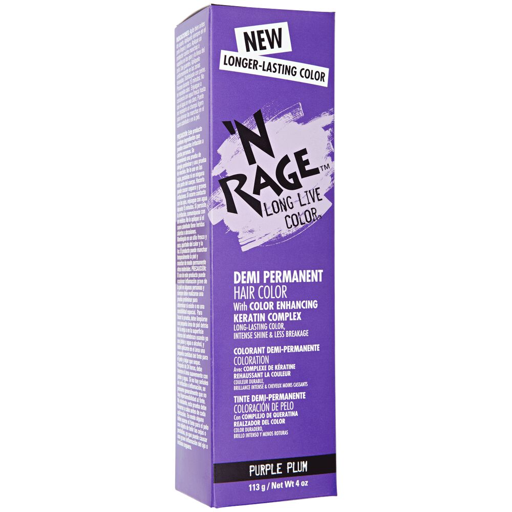 N Rage Demi Permanent Hair Color Images Demi Permanent Purple Plum Hair Color