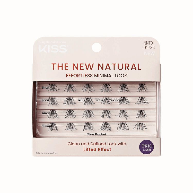 The New Natural Trio False Eyelash Clusters 01