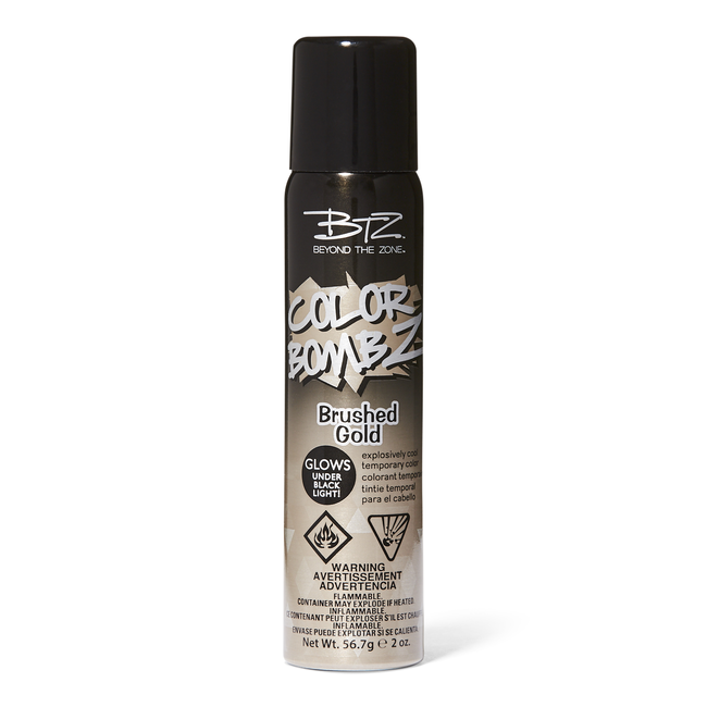 Brushed Gold - Color Bombz Temporary Hair Color Spray by Beyond The