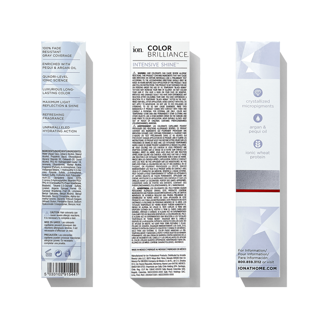 Ion 7RR Intense Red Permanent Creme Hair Color by Color Brilliance