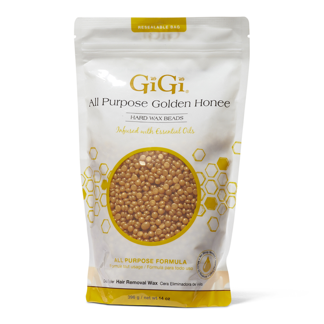 GiGi All Purpose Golden Honee Hard Wax Beads