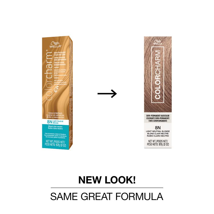 8N Light Neutral Blonde Demi Permanent Cream Hair Color