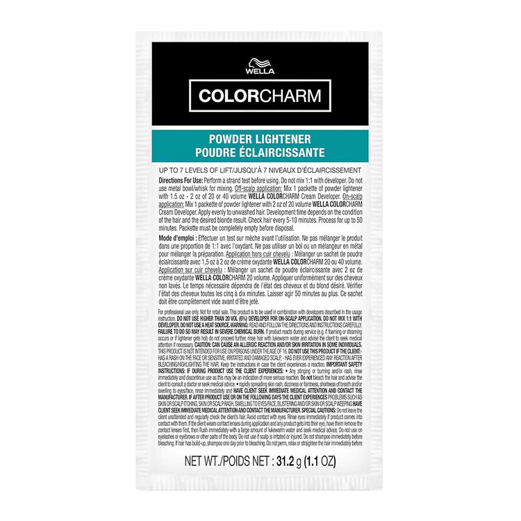 Powder Lightener Packette
