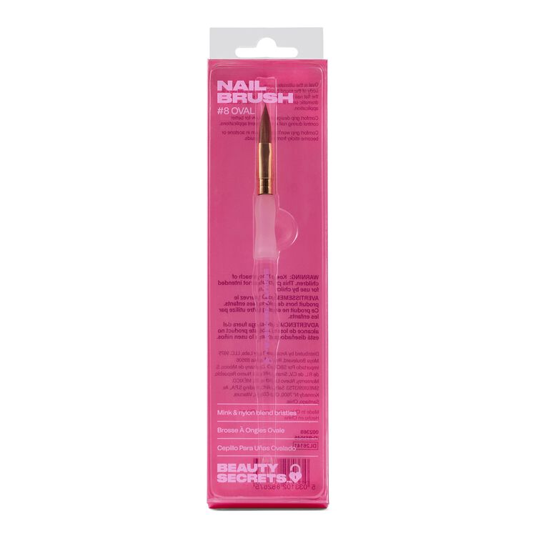 #8 Oval Pro Comfort Grip Nail Brush