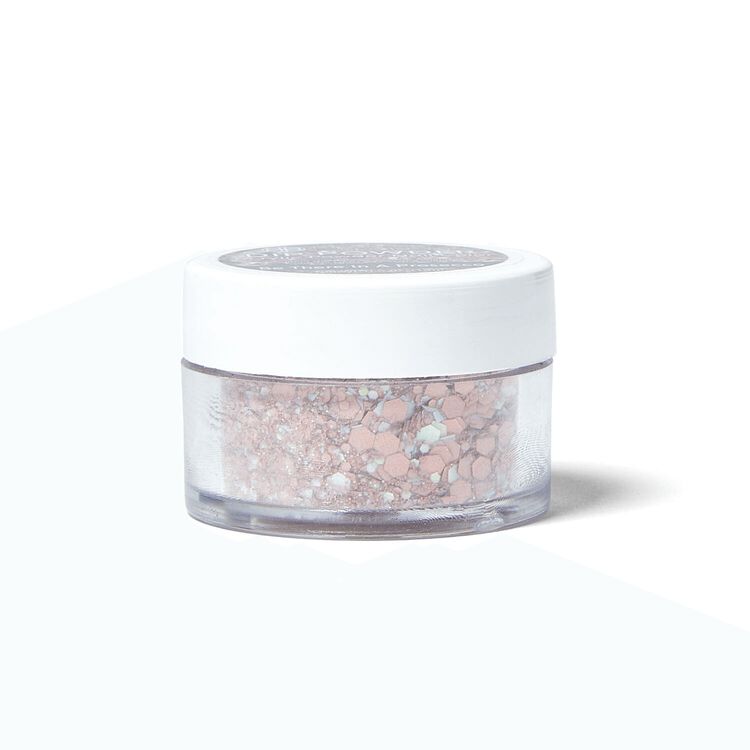 Beauty Secrets Be There in a Prosecco Chunky Glitter Dip Powder dip