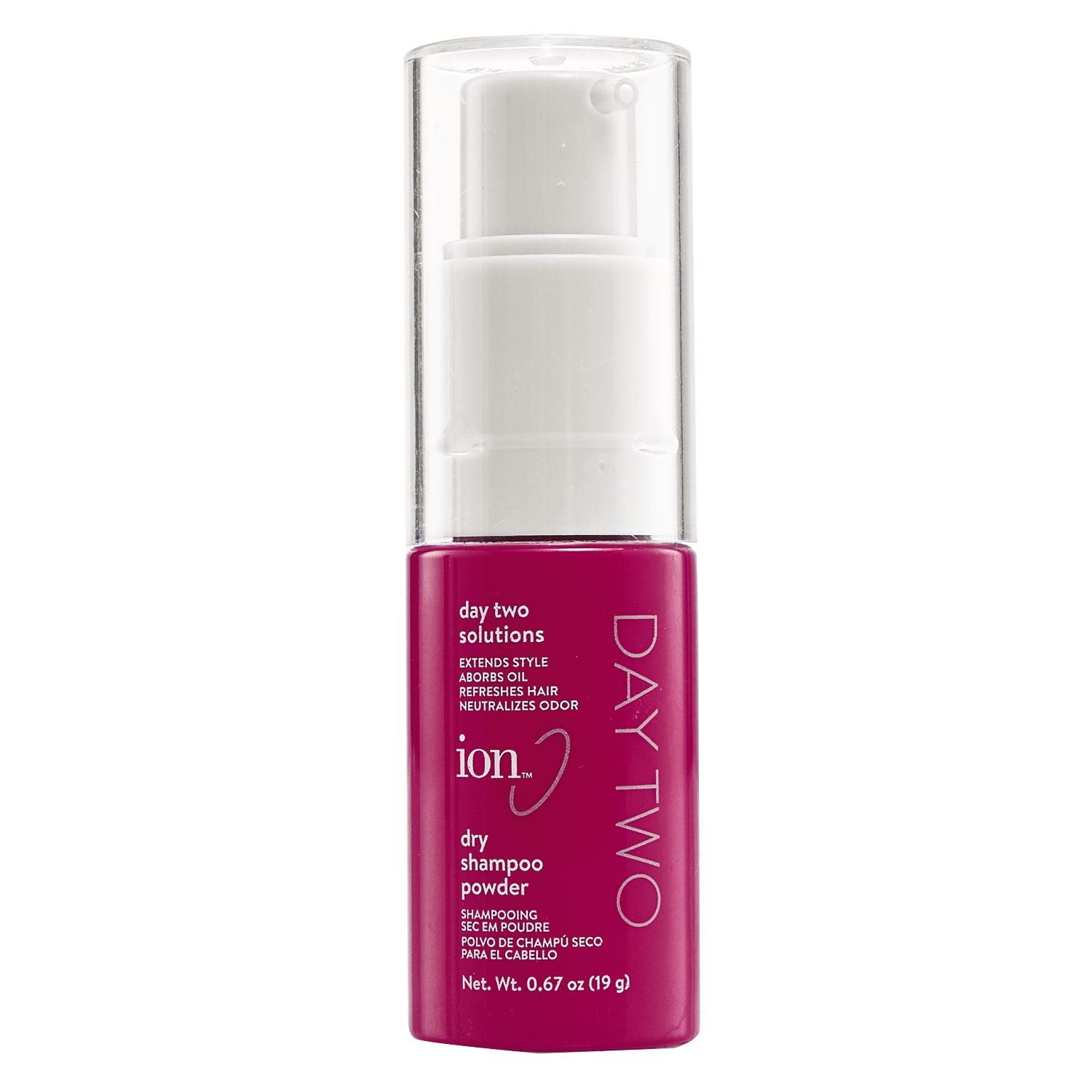 powder puff dry shampoo