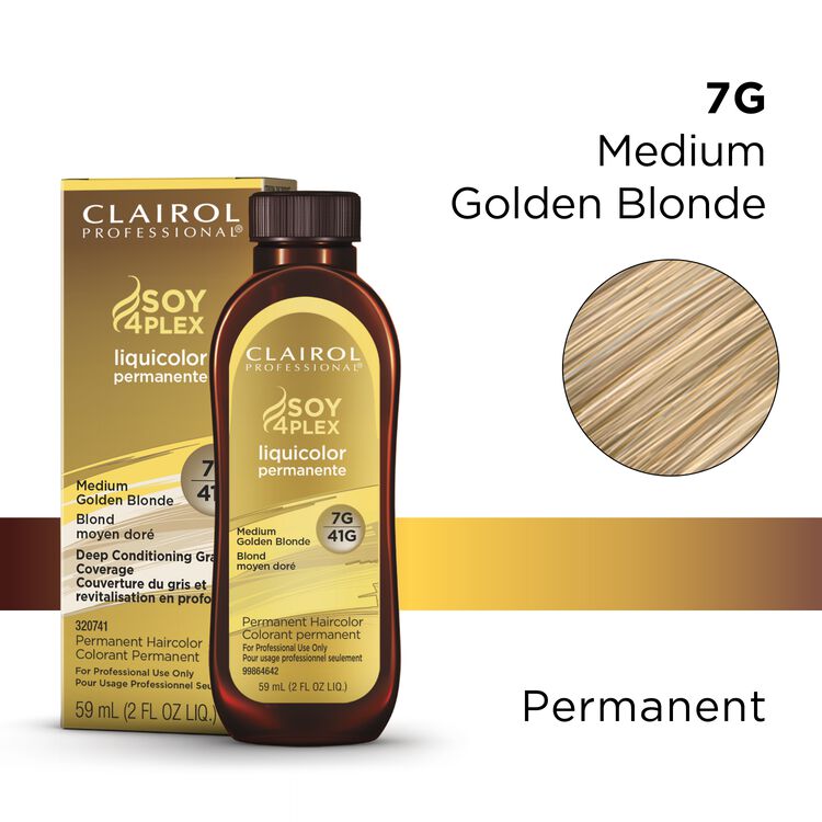 7G/41G Medium Golden Blonde LiquiColor Permanent Hair Color