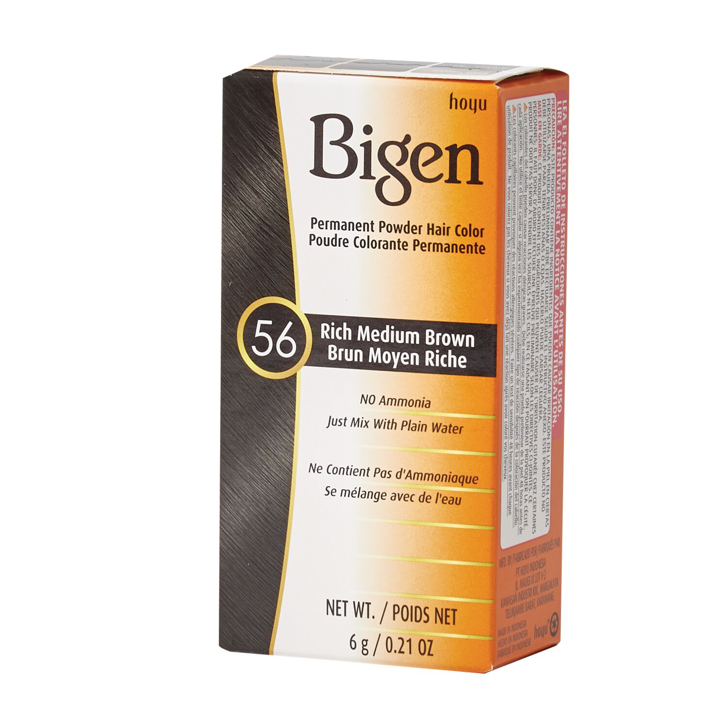 Bigen Permanent Power Hair Color 56 Rich Medium Brown Permanent Hair